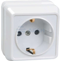 Розетка с заземляющим контактом ERO11-K01-16-DC  (IEK)