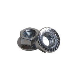 Гайка с насечкой оц.М6 (DIN 6923) (100)(PR08.2366) (Промрукав)